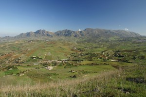 Veduta del versante orientale della Riserva di Pizzo Cane 